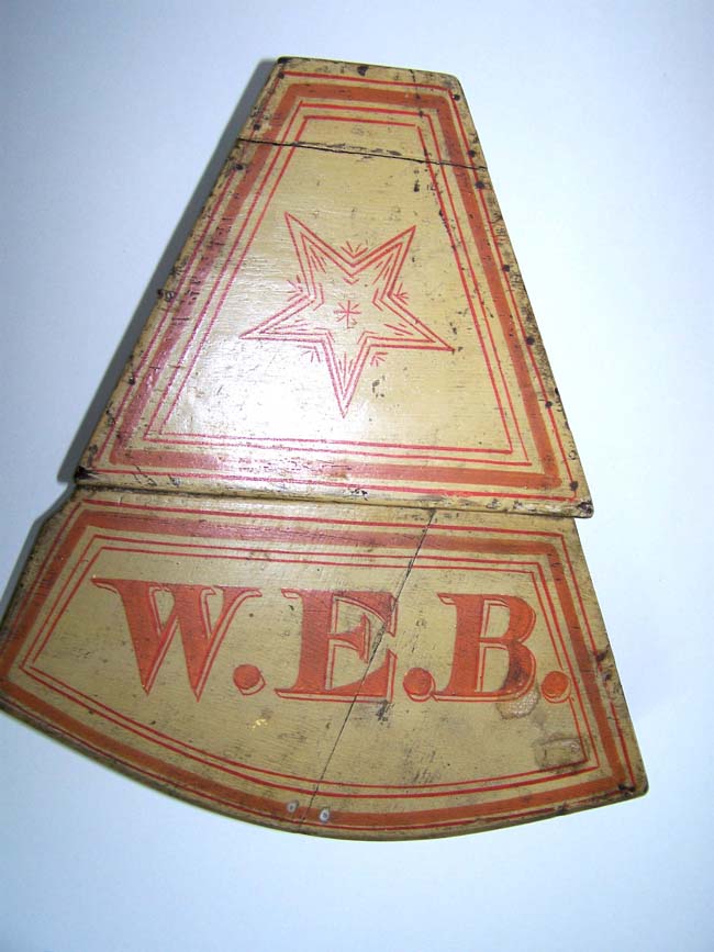 A beautiful ebony Octant by Spencer Browning & Rust with its' original painted and stenciled case having the initials 'W E B' circa 1820.